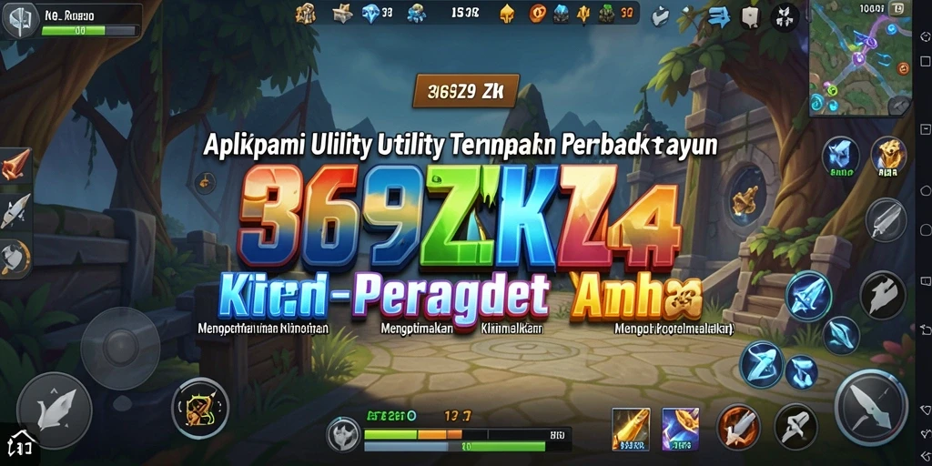 Tampilan antarmuka utama 369ZK dengan fitur Utility.