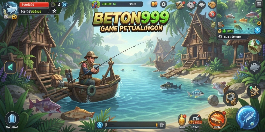 Tangkapan ikan menakjubkan dalam gameplay BETON999.