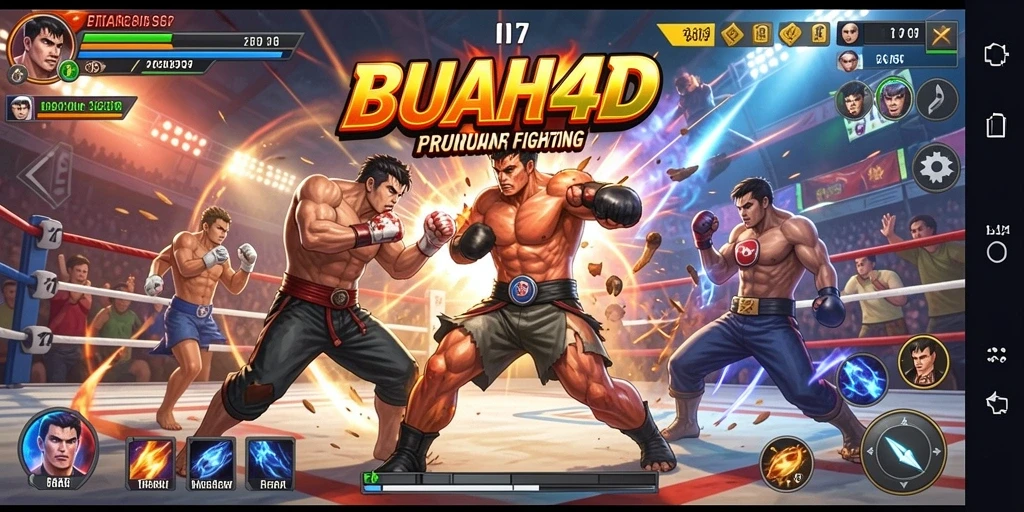 Tampilan gameplay BUAH4D yang menegangkan dan seru.