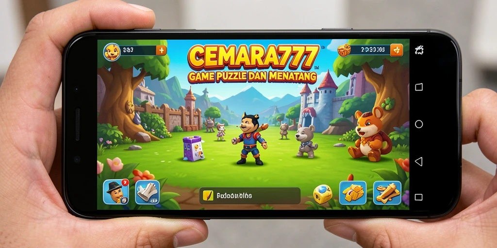 Tampilan gameplay seru CEMARA777 dengan teka-teki menantang.