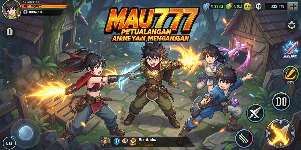 Screenshot gameplay MAU777 yang menampilkan aksi seru di dunia Anime.
