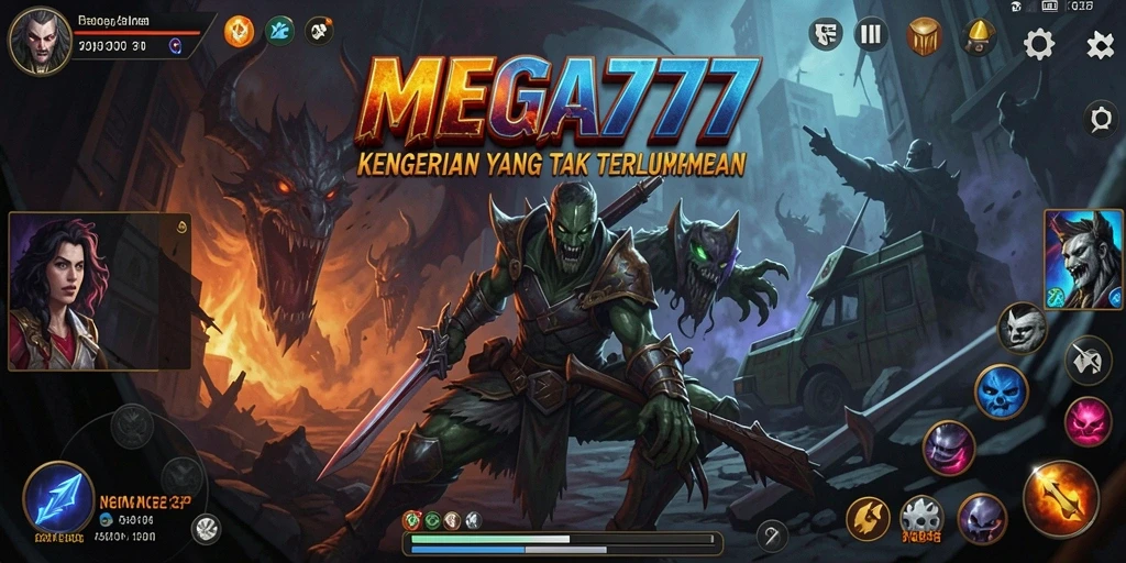 Tangkapan layar dari gameplay <strong>MEGA777</strong> yang menampilkan suasana horor yang mencekam.