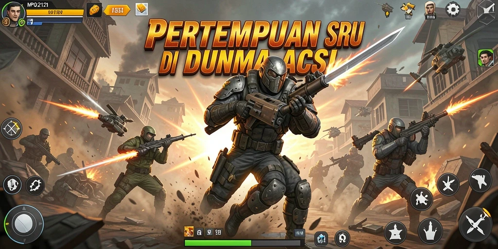 Tampilan gameplay menegangkan dalam MPO2121 yang menguji keterampilan dan strategi pemain.