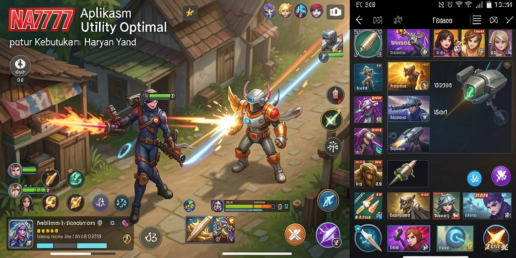 Screenshot utama dari NA777 menampilkan antarmuka aplikasi Utility yang sederhana dan efisien.