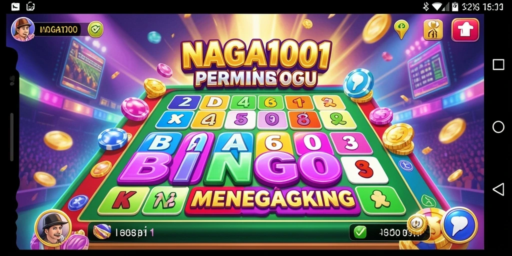 Gameplay seru NAGA1001 yang menunjukkan interaksi pemain Bingo.