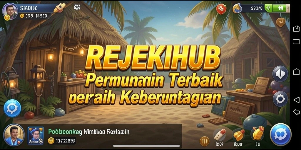 Screenshot gameplay <strong>REJEKIHUB</strong> menampilkan pemain meraih keberuntungan.