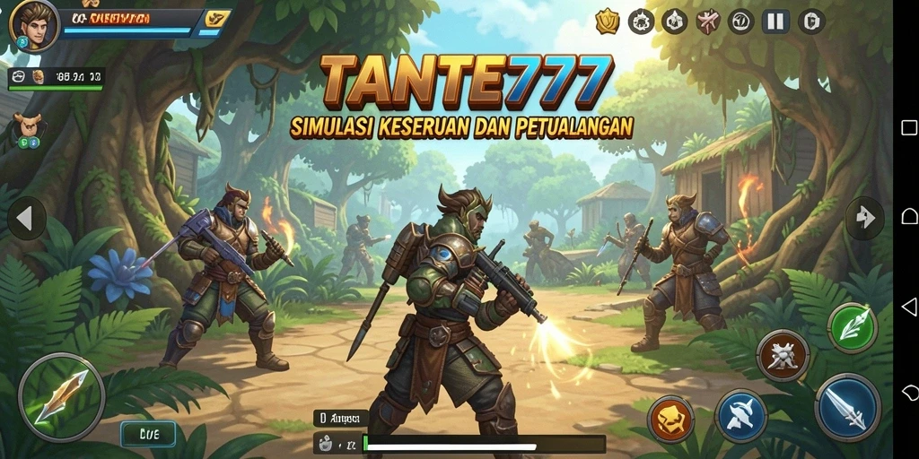 Screenshot gameplay menampilkan karakter dalam dunia simulasi yang dinamis.