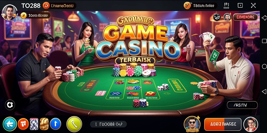Tampilan gameplay Live Casino TO288 yang menyenangkan dan interaktif.
