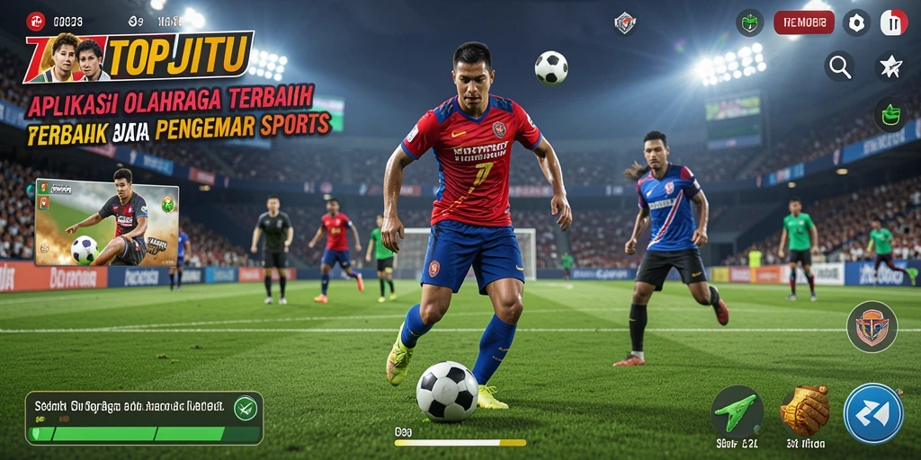 Tampilan menarik dari gameplay TOPJITU yang realistis dan seru.