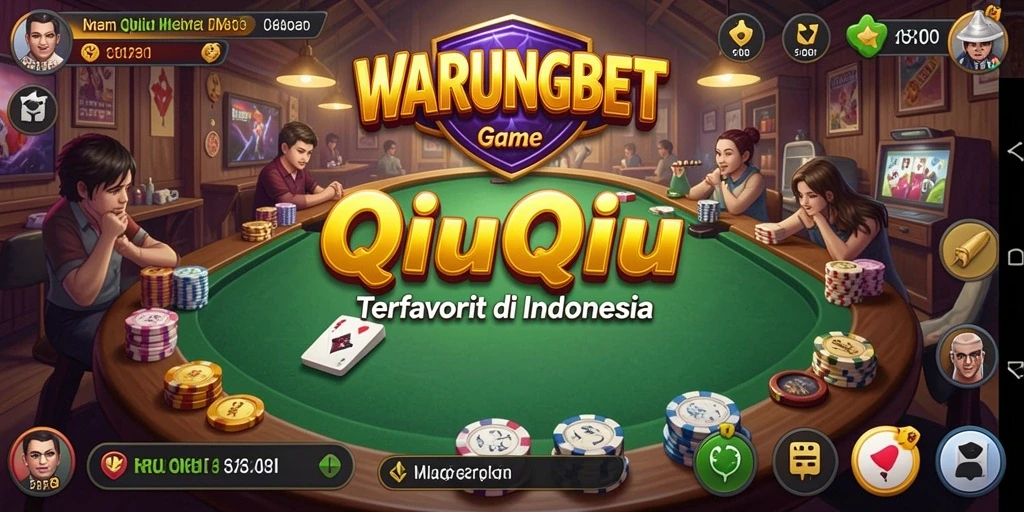 Tampilan permainan QiuQiu yang seru dan menarik di WARUNGBET.